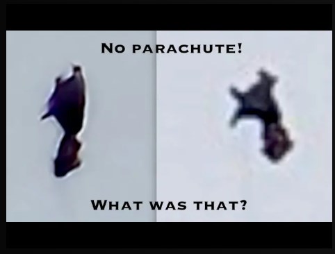 Human-like 'creature' seen falling from the sky!! - iConnectFX™
